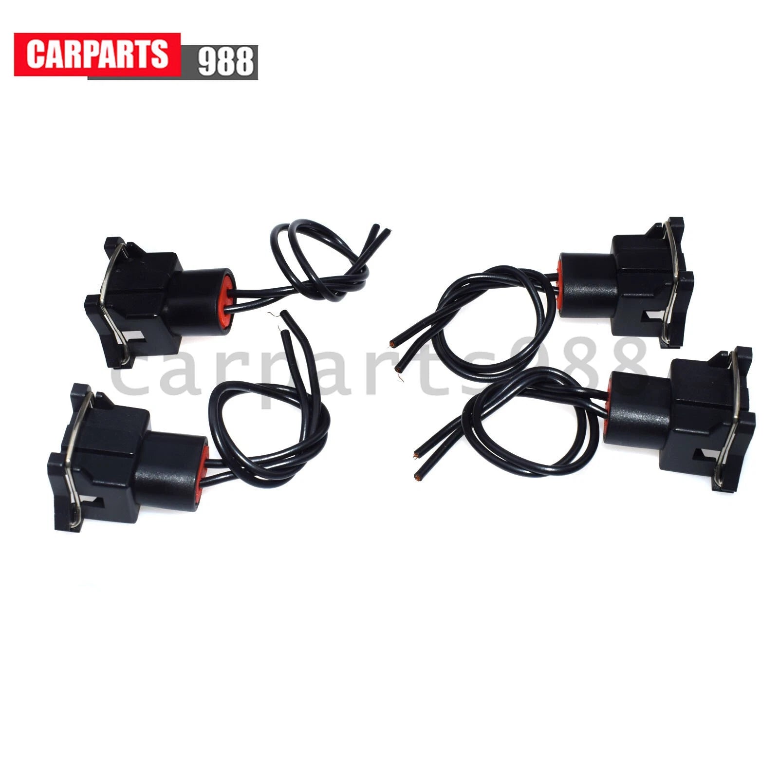 4Pcs EV1 Fuel Injector Connector Wiring Plugs Clips Pigtail Cut & Splice 6B93BC-57