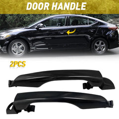 Exterior Left+Right Front Door Handle Pair For 2017-2020 Hyundai Elantra Sedan 6B93BC-57