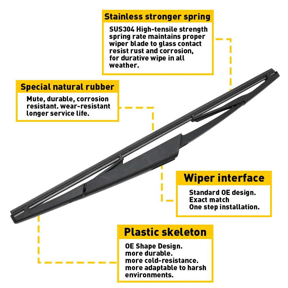 For 2006-2014 Kia Sedona Rear Window Windshield Wiper Arm Blade 98810-4D001 EA 6B93BC-57