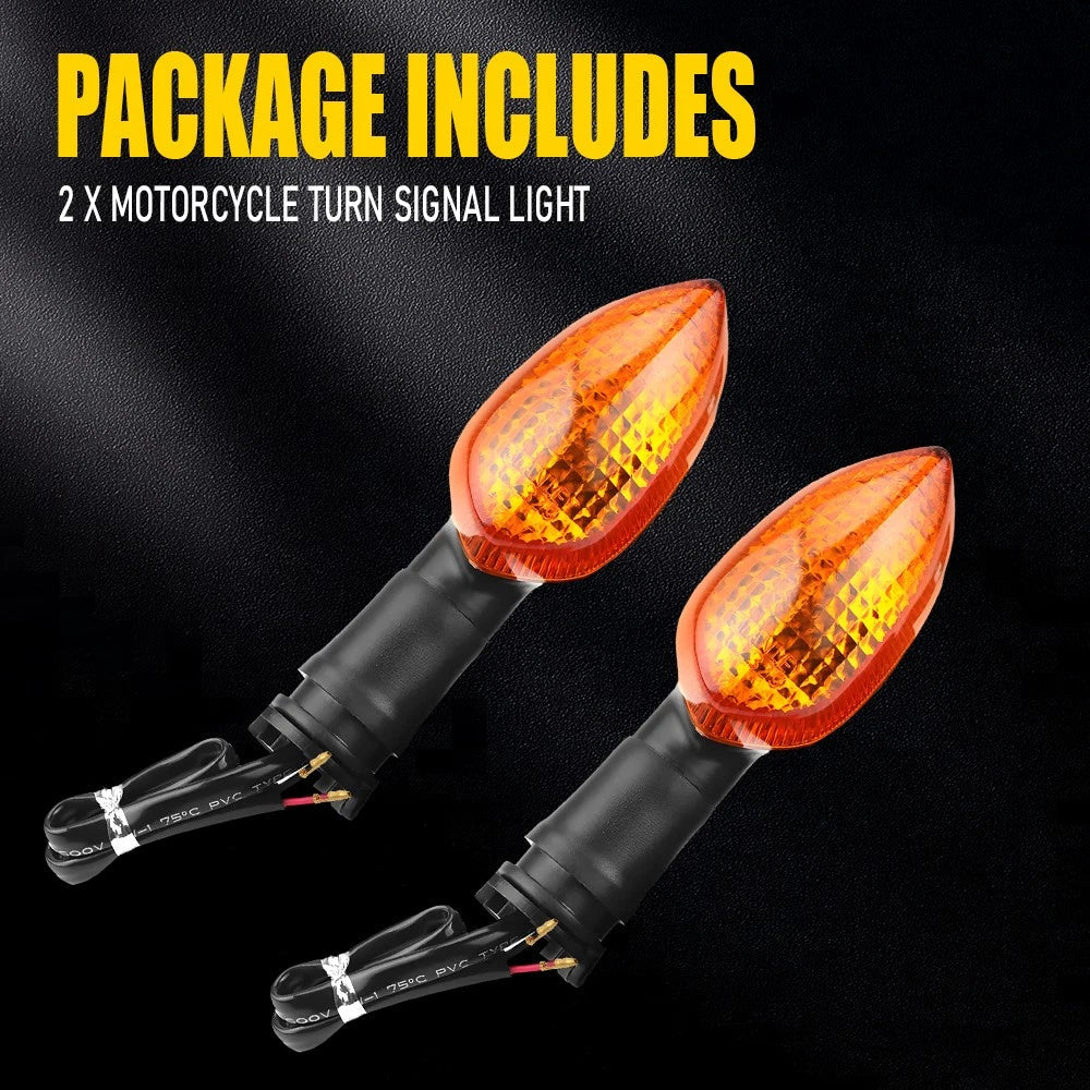 2X Front /Rear Turn Signal Amber For Yamaha YZF R3 2015-2021/YZF R1 2002-2014 EA 6B93BC-57