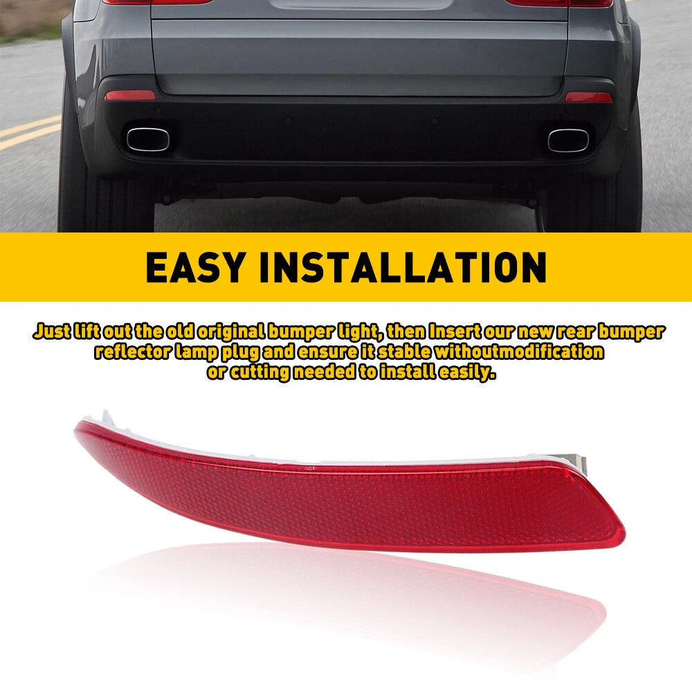 For BMW X5 E70 2007-2010 Left Driver Side Rear Bumper Reflector Tail Light EOA 6B93BC-57