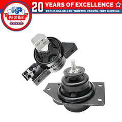 Motor & Trans Mount 2PCS Set Compatible for 2006-2011 Hyundai Accent / KIA Rio 6B93BC-57