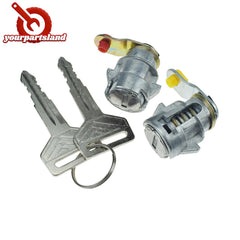 LH RH Door Lock Set with Keys for Toyota Corolla Geo Prizm 1988-1992 69052-12210 6B93BC-57