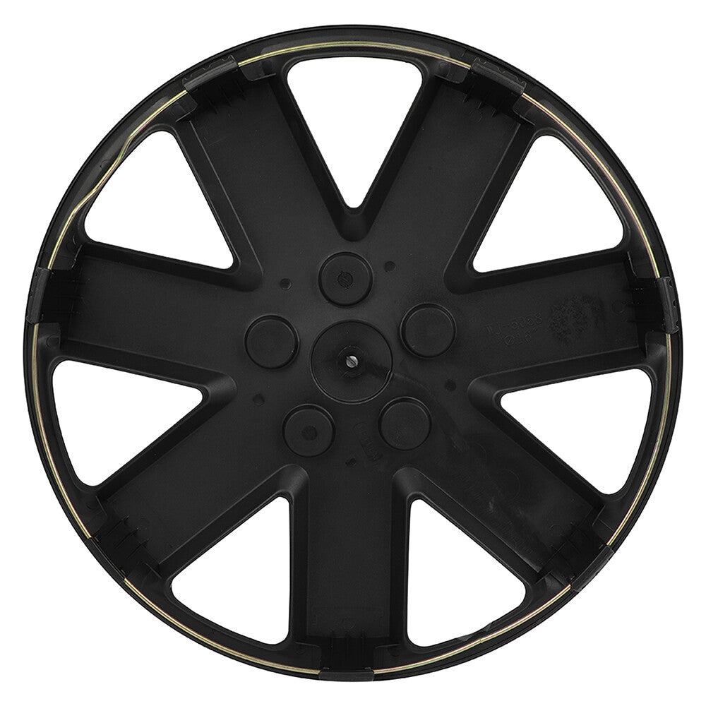 ECCPP 4X Wheel Hub Caps Snap On Silver Rim Covers For R16 Tire 5 Lug Wheel 16" ECCPP