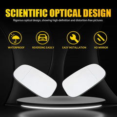 2x Heated Mirror Glass Left Right Side For Volvo C30 C70 S40 S60 V50 V70 07-11 A 6B93BC-57