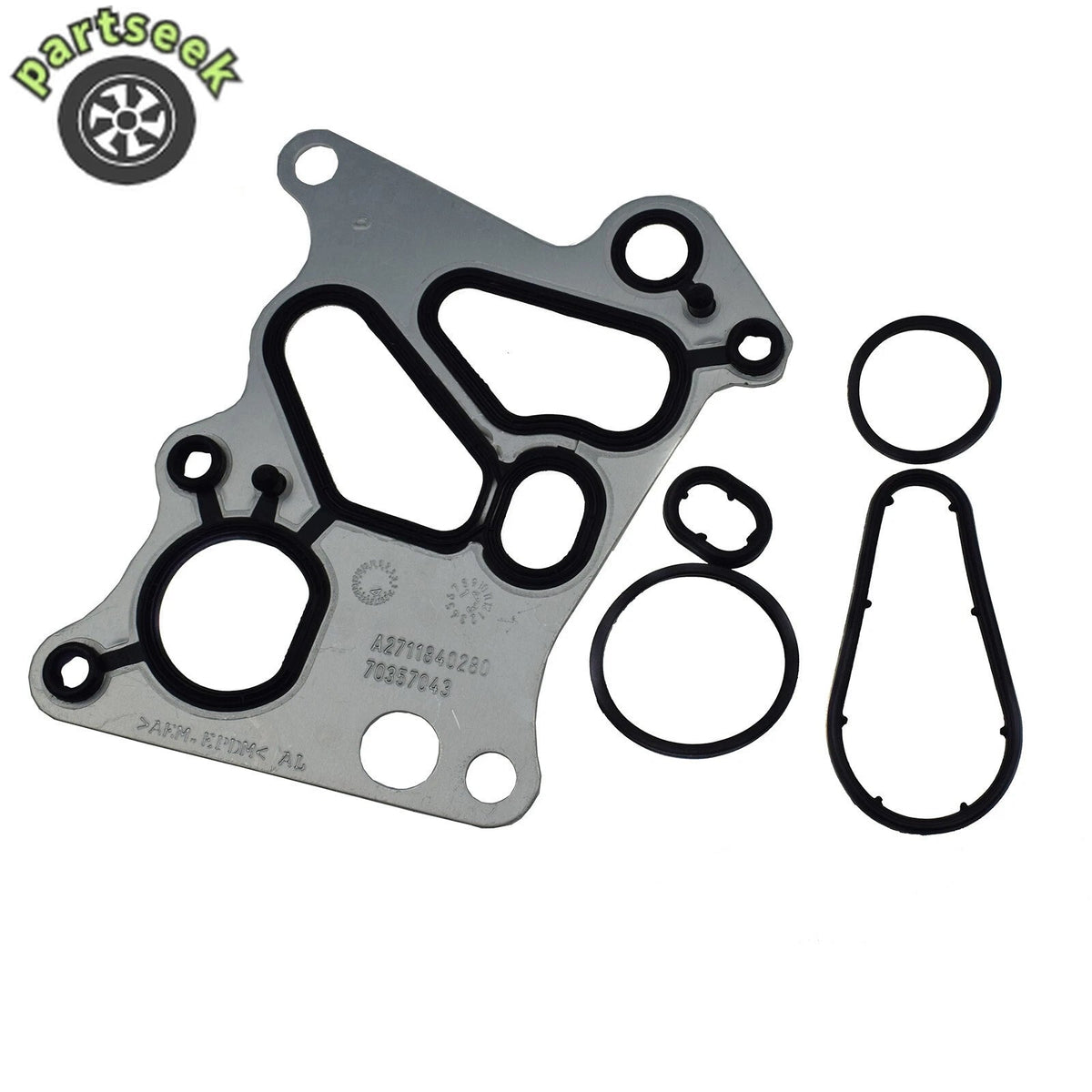Oil Filter Housing Gasket & O-Rings for W204 W211 W212 C250 SLK250 2711840280