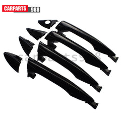 Black Exterior Door Handle Front Rear LH RH For 11-16 Hyundai Elantra 826623X000 6B93BC-57