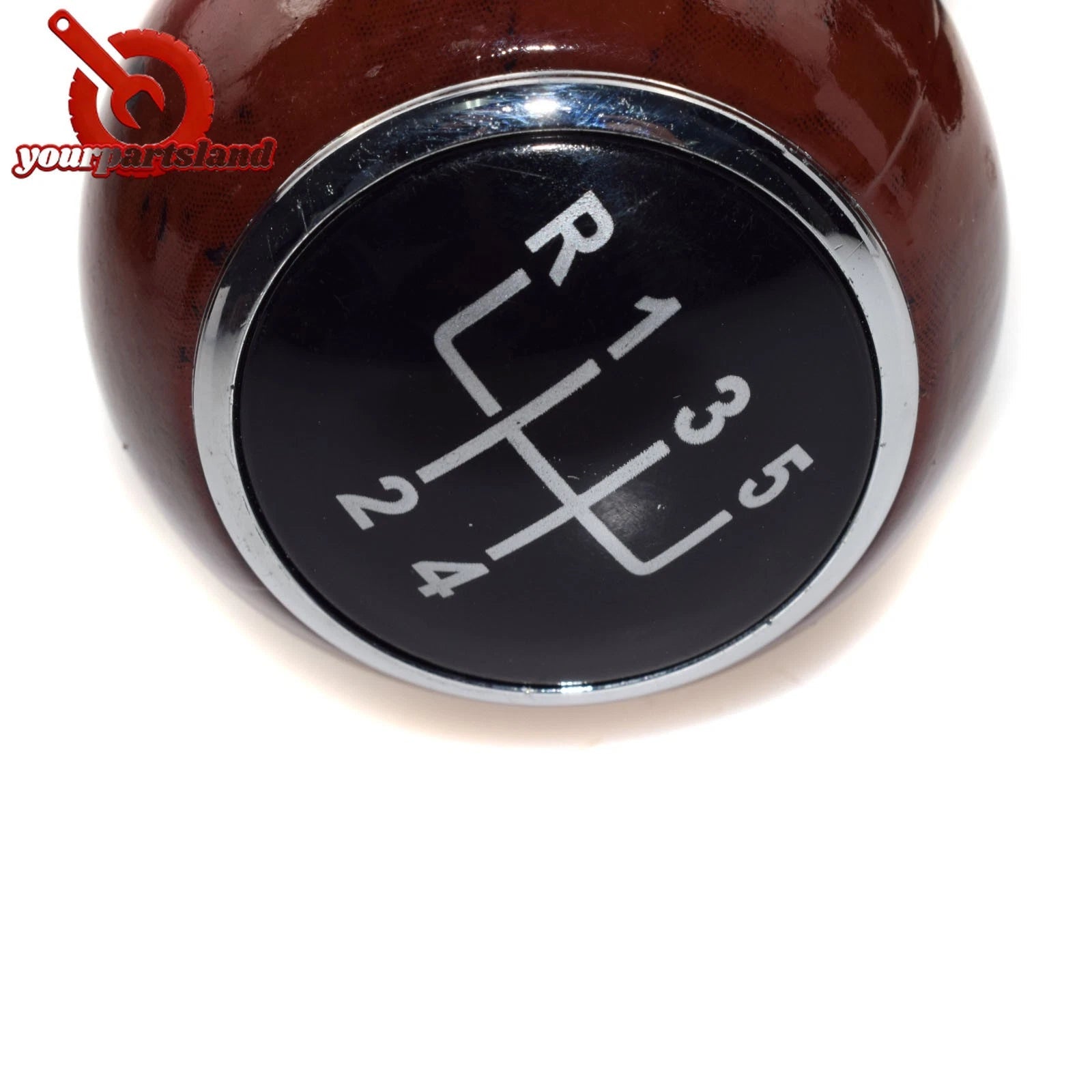 Wood Grain 5 Speed Gear Shift Knob Lever Shifter Gaitor Boot For VW Jetta 02-12 6B93BC-57