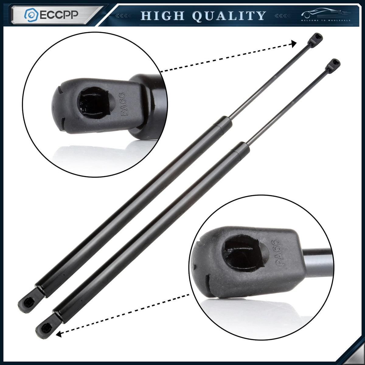 ECCPP 2x Rear Liftgate Strut Hatch Lift Support Gas For 04-10 Toyota Sienna 4590 ECCPP