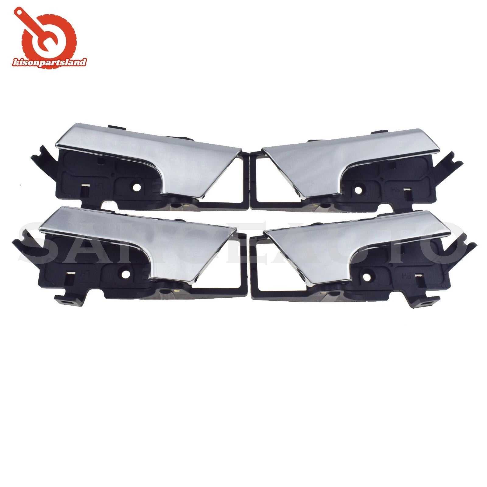 Left Right Inside Door Handles Chrome for 2007-2011 Chevrolet Aveo 2009-11 Aveo5 6B93BC-57