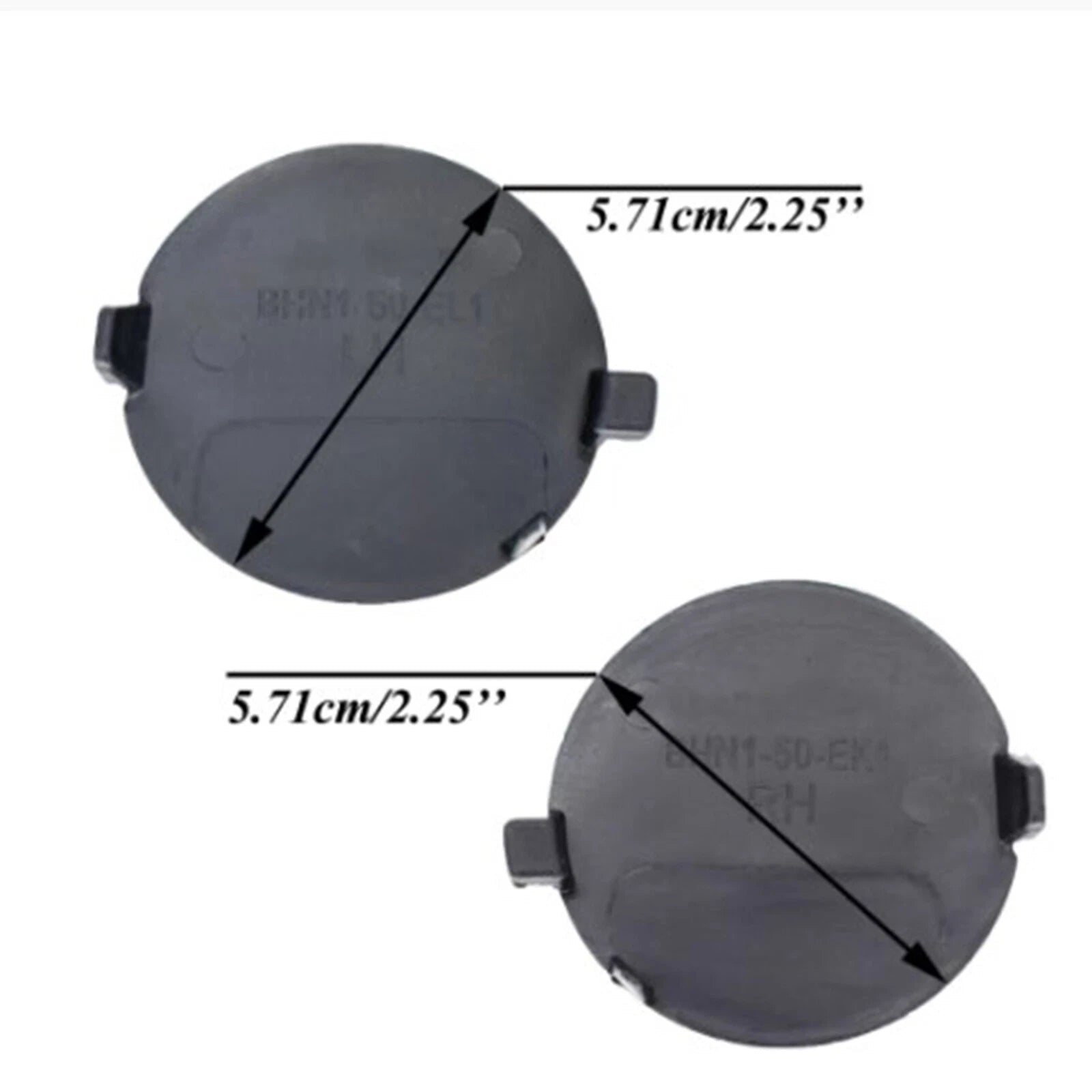 For MAZDA 3 2014-2016 Pair rear bumper tow towing hook cover caps Left Right 6B93BC-57