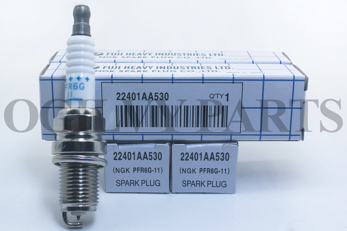 Spark Plugs 22401AA530  (4) FOR Subaru 2002-2005 WRX OEM NGK PFR6G EJ205 Geni