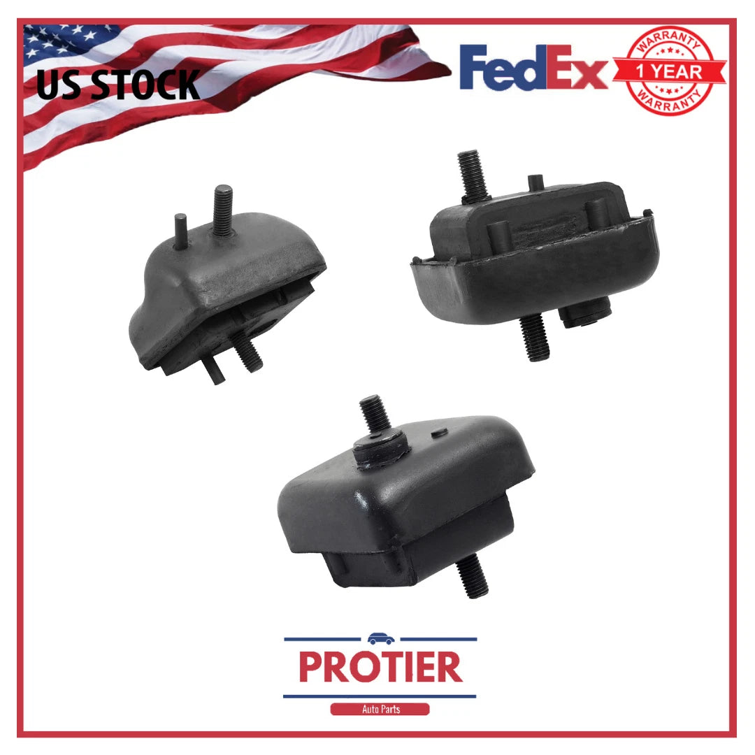 Front Right Engine Mount 3PCS for MAZDA B3000 FORD RANGER 6B93BC-57