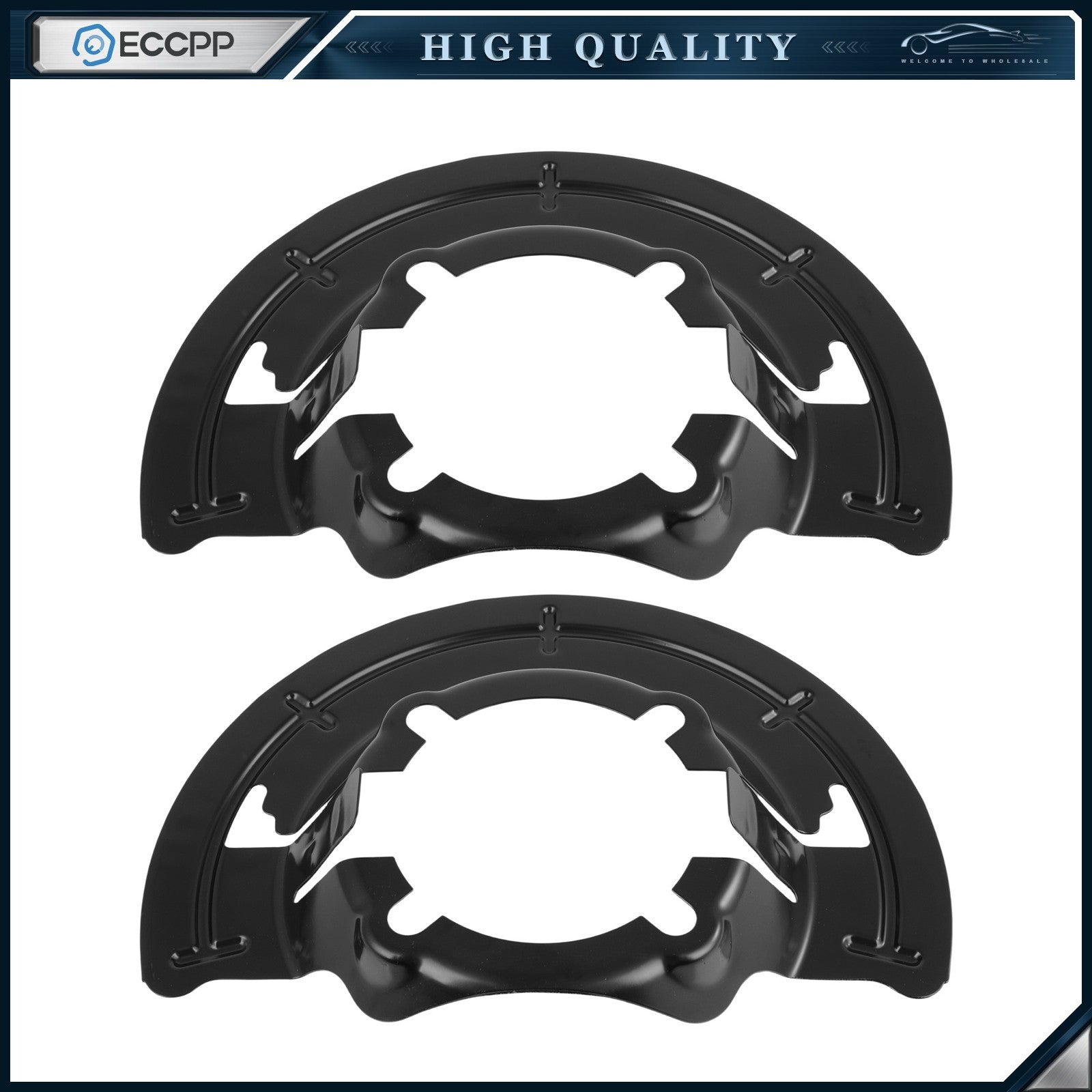 Front Brake Dust Shield Backing Plate For 1999-04 Ford F250 F350 F450 F550 6B93BC-57