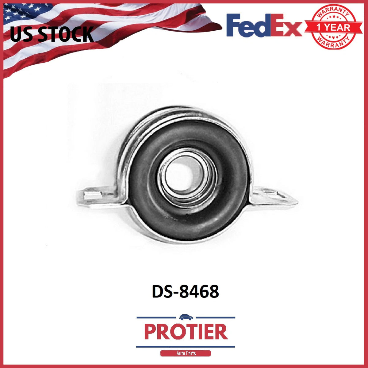 Protier Drive Shaft Center Support Bearing - Part # DS8468 6B93BC-57