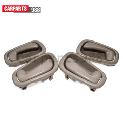4Pcs Inside Door Handle Front Rear Left Right For Toyota Corolla Geo Prizm 98-02 6B93BC-57