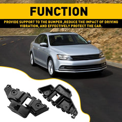 For 2014 2011 VW Jetta Front Bumper Support Retainer Brackets Spacer Left Right 6B93BC-57