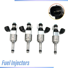 4PCS Fuel Injectors For 18-24 Mazda 3 Mazda 6 CX-5 CX-30 CX-50 2.5L PYFA-13-250A