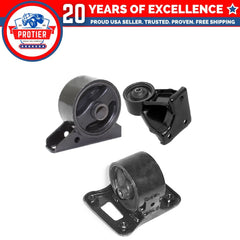 Engine Motor & Trans Mount for 90-94 Eagle Talon 2.0L 2WD for Auto Trans 3PCS 6B93BC-57