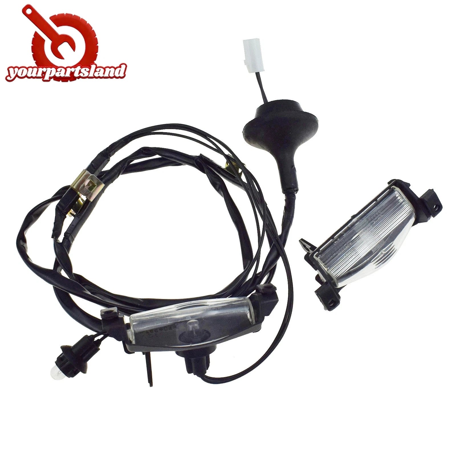 Rear License Plate Light Assembly W/ Bulbs For Mazda 3 2009-2013 BS1E-51-270 6B93BC-57