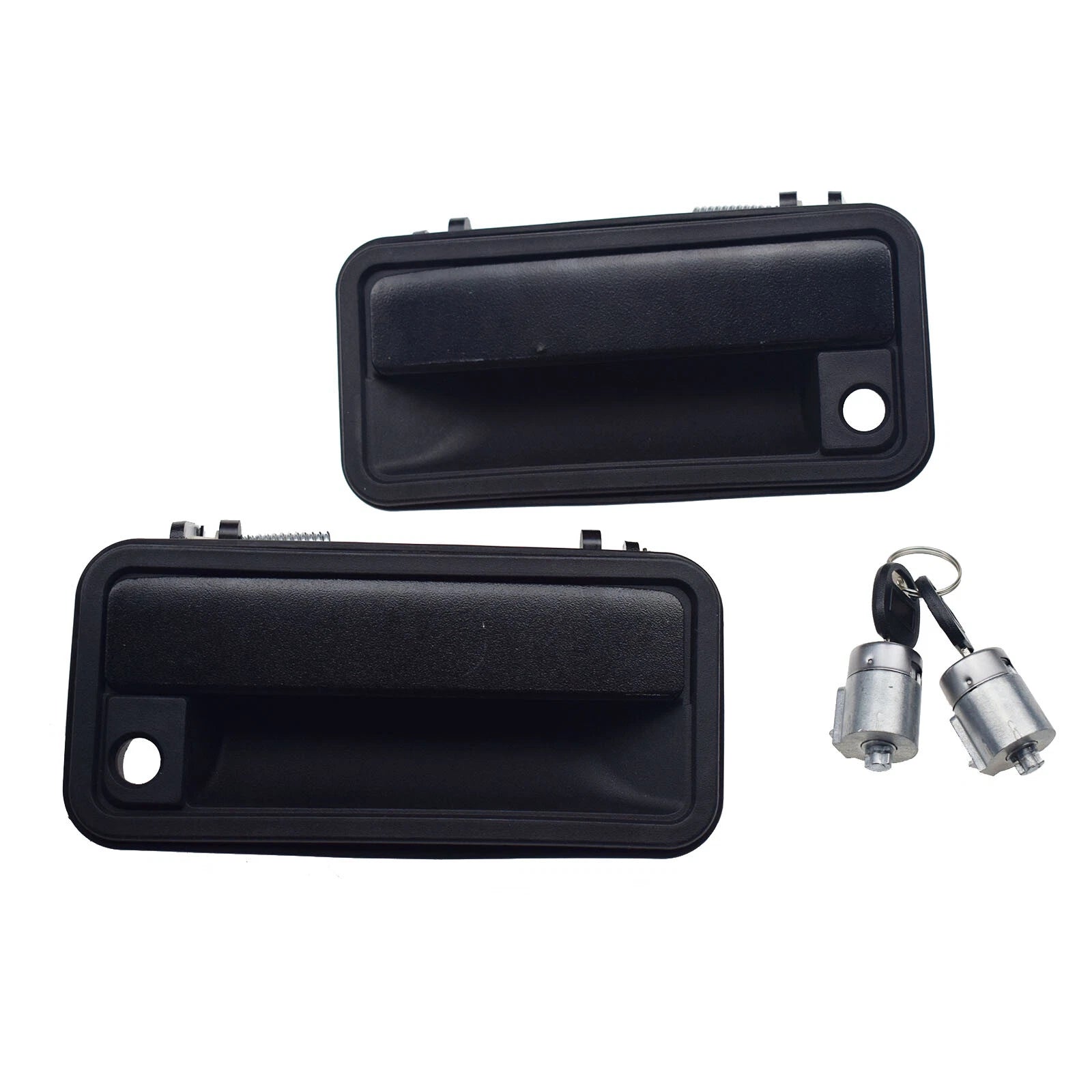 Front L & R Outside Door Handle & Lock Cylinder Kit Set for Chevy GMC 15032305 6B93BC-57