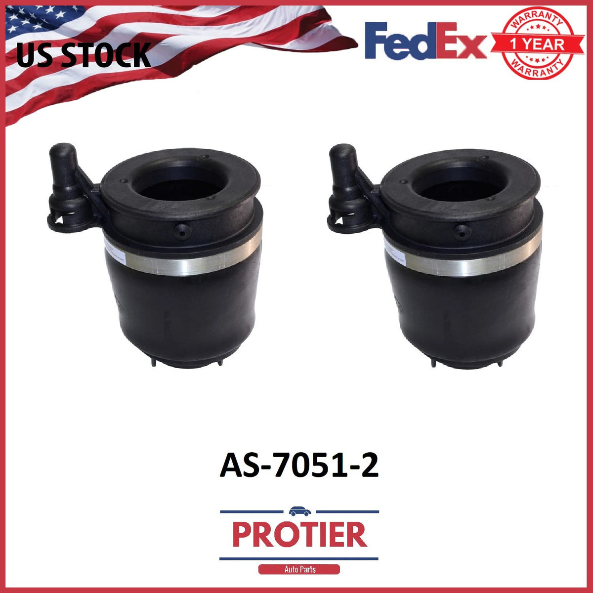 Pair Ford Expedition & Lincoln Navigator 2003-2006 Front L&R Air Springs Spring 6B93BC-57