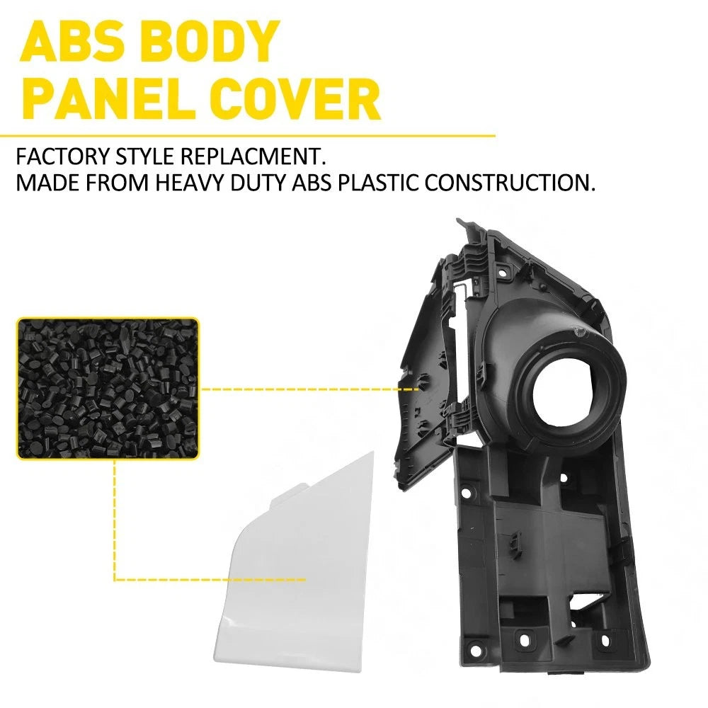 Fuel Filler Door Housing White Gas Cover For Ford Transit Van 150 250 350 15-23 6B93BC-57