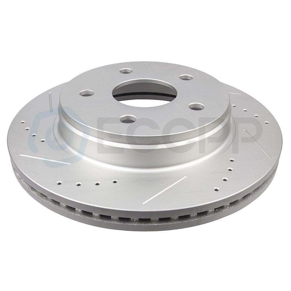 Front Brake Rotors And Hub Bearings Ceramic Pads Fits 2002-2005 Dodge Ram 1500 KOEEP