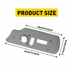 Power Seat Trim Bezel Light Pewter Gray Front LH Driver Outer for Chevy GMC 6B93BC-57