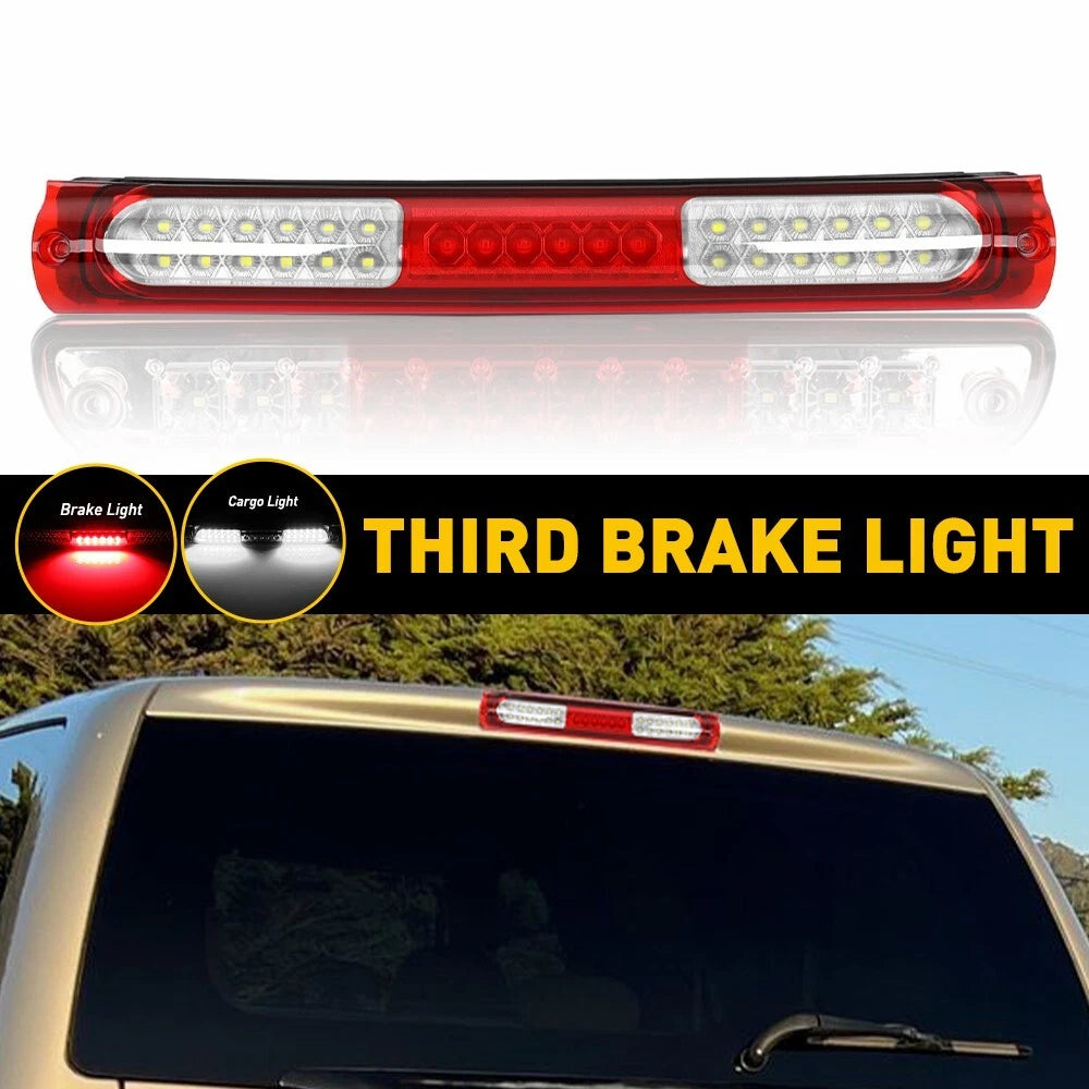 FIT FOR 1997 1998 1999 2003 FORD F150 THIRD 3RD BRAKE LIGHT CARGO LAMP BAR Red 6B93BC-57