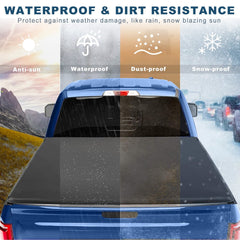 5ft Hard Tri-Fold Truck Bed Tonneau Cover Waterproof For Nissan Frontier 2005-18 6B93BC-57