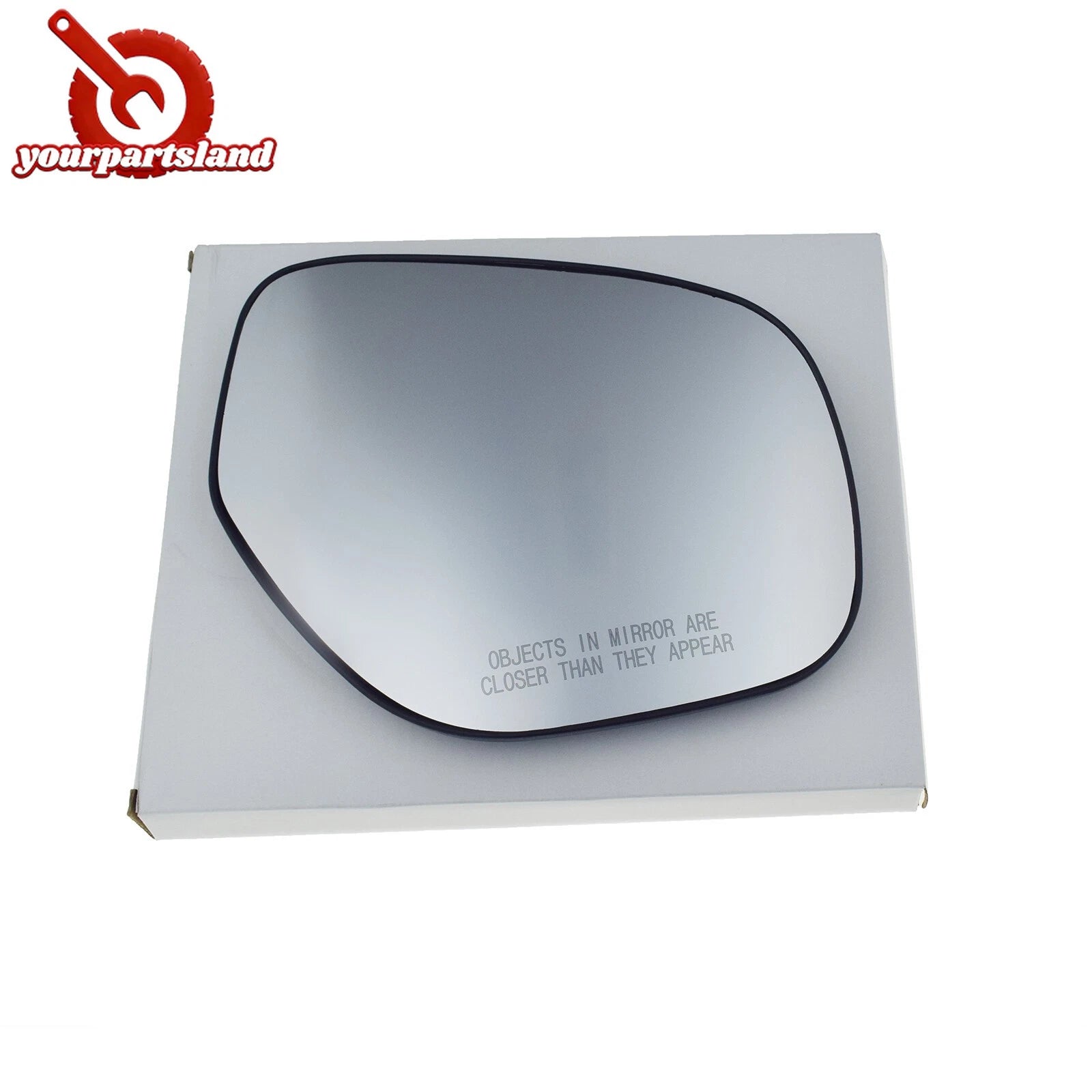 Heated Mirror Glass w/ Backing Plate for Mitsubishi Outlander 10-13 Passenger RH 6B93BC-57