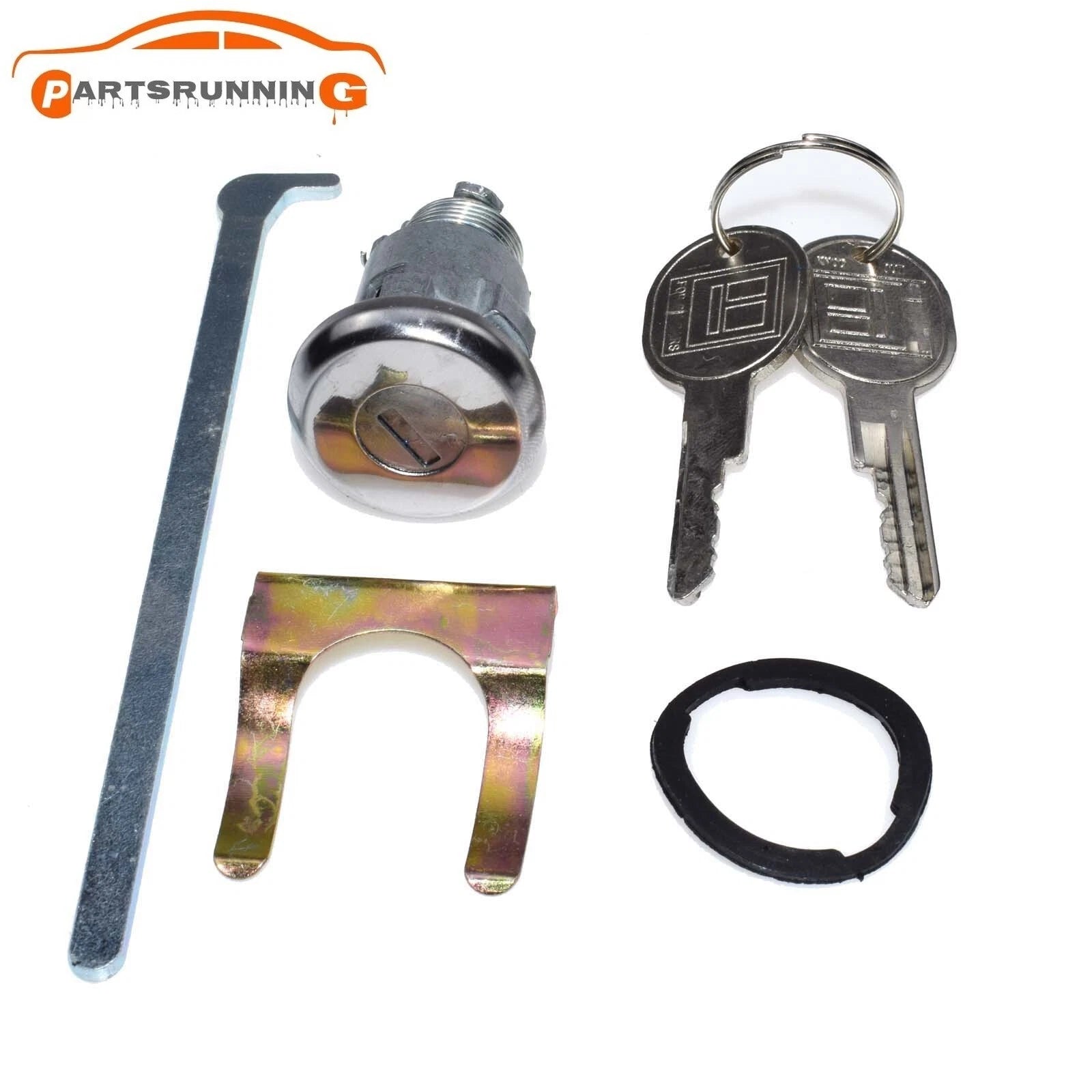 605533 Ignition Doors Trunk Lock Key Cylinder W/ 2 Keys for 53-58 Chevy Corvette 6B93BC-57