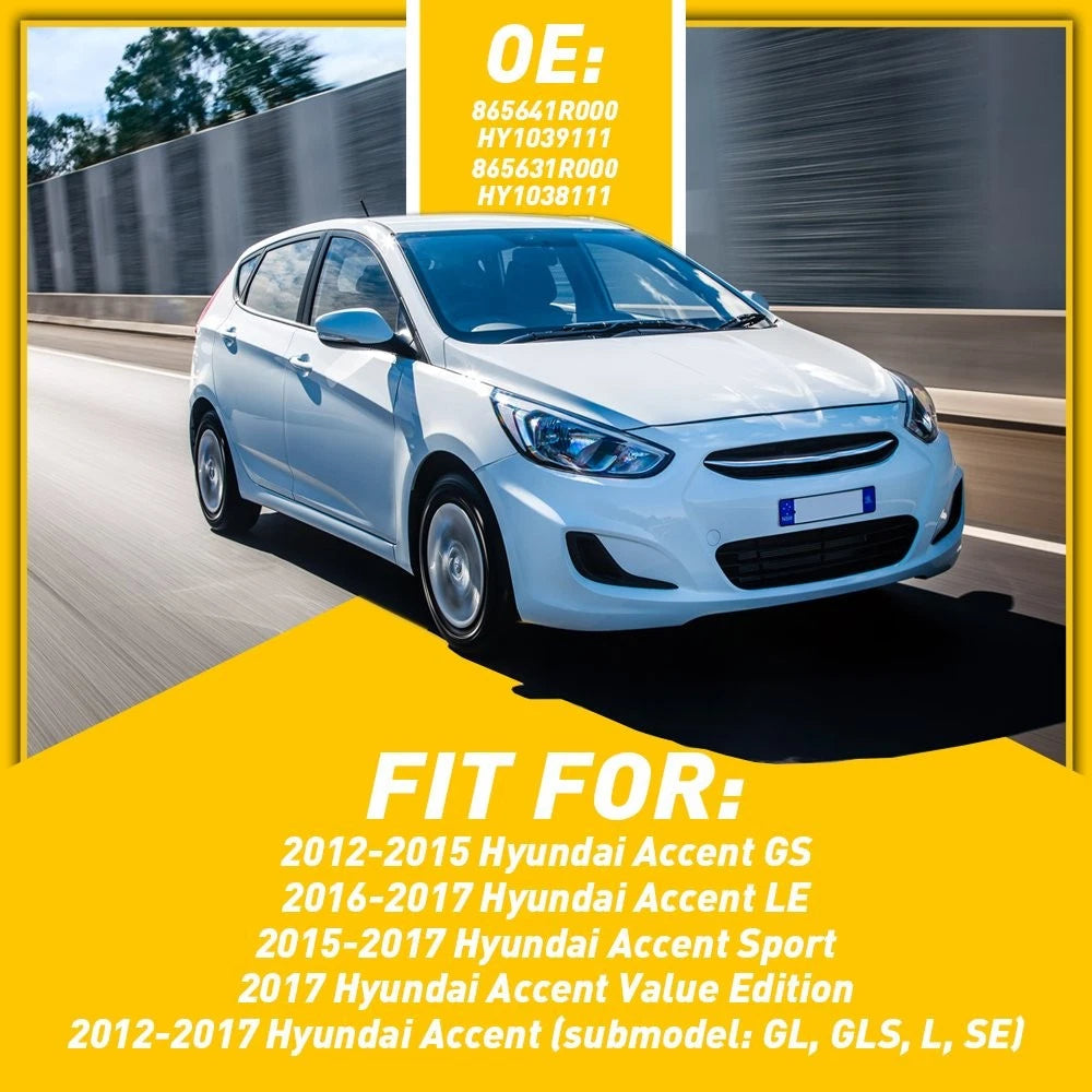 For Hyundai Accent 2012-2017 Left Right Side Front Fog Light Lamp Cover Bezel 6B93BC-57