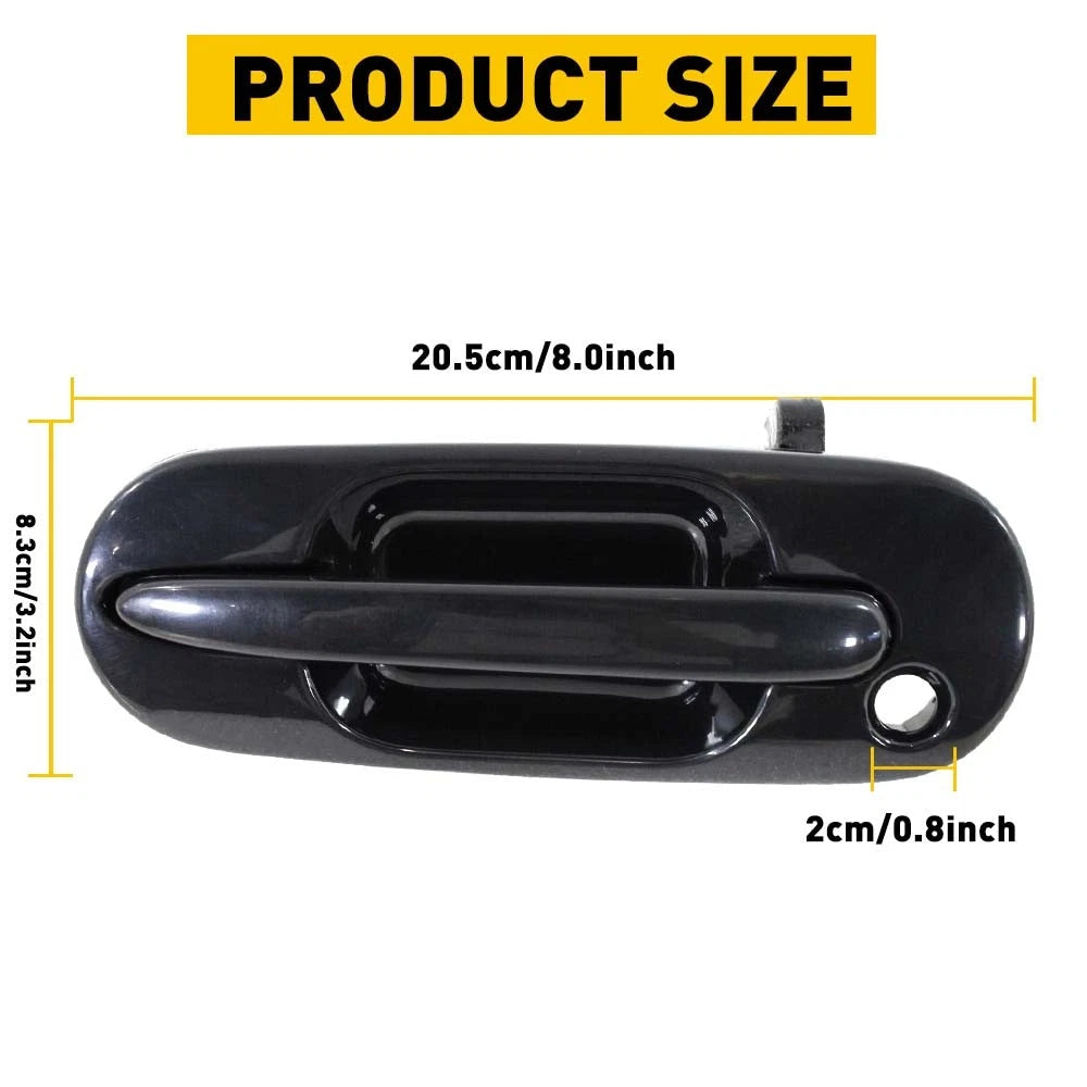 For 1997-2001 Honda CRV Exterior Door Handle Right Front Passenger Side Black EA 6B93BC-57