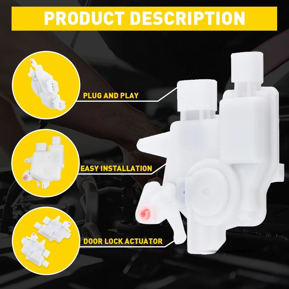 Pair Power Door Lock Actuator Fits For 2003-2007 Accord Honda EX/EX 4/LX SE/LX 4 6B93BC-57