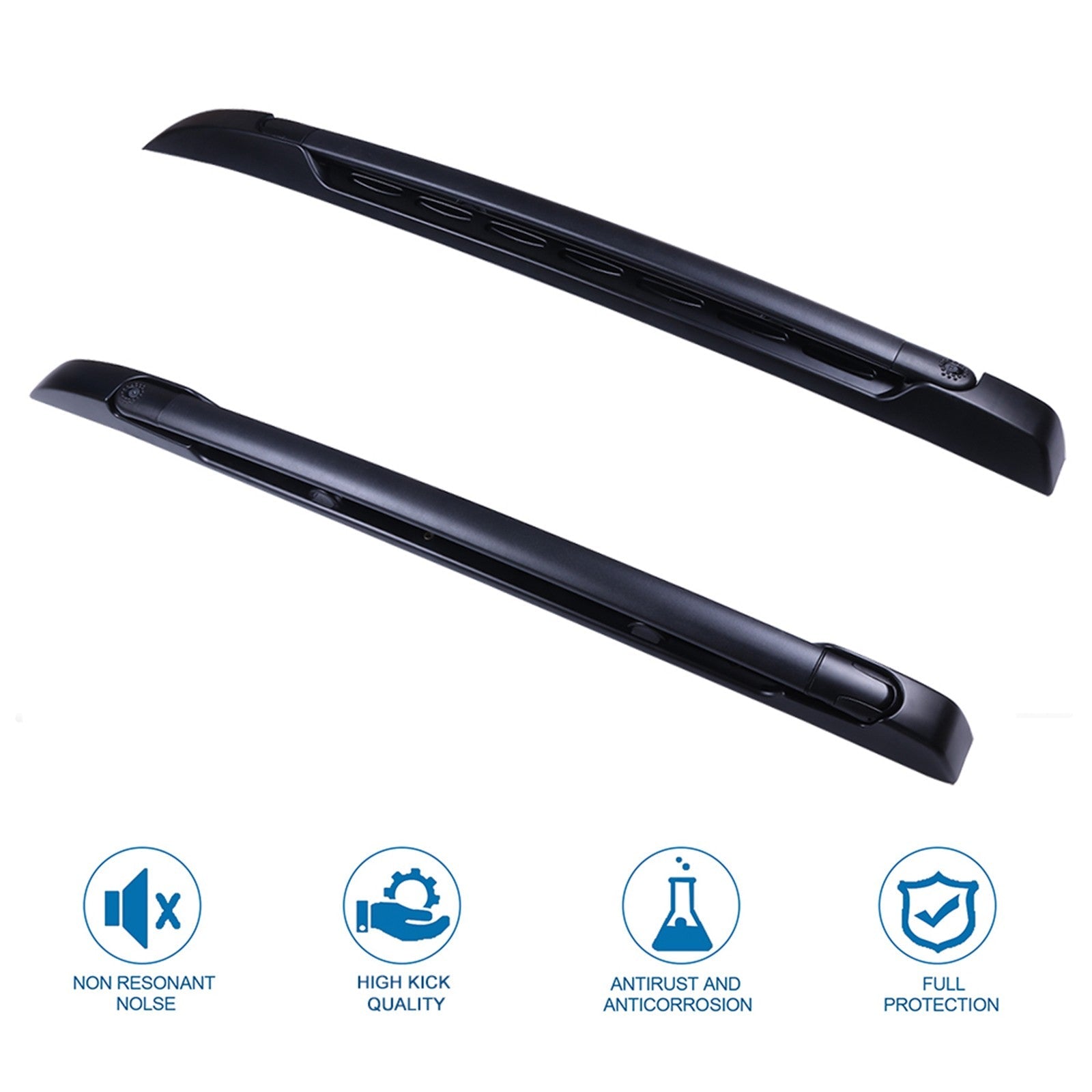 4Pcs Roof Rack Cross Bar Side Rails Set For 2005-2023 Toyota Tacoma Double Cab 6B93BC-57