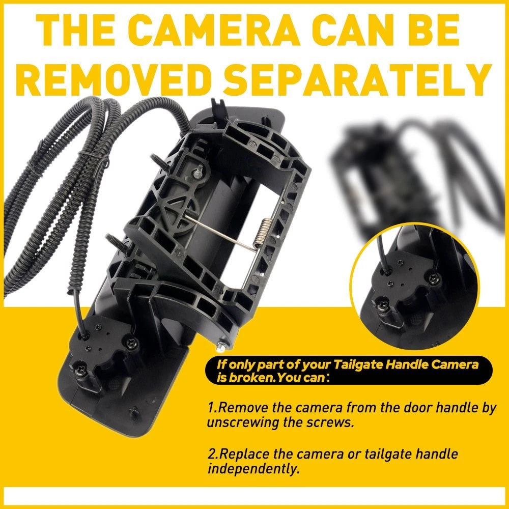 Tailgate Handle With Camera for 2011-2021 Dodge Ram 1500 2500 3500 68044904AG US 6B93BC-57