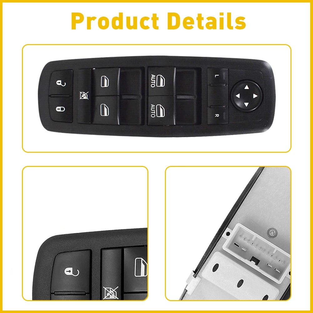 For 2011-2013 Jeep Grand Cherokee Front Left Master Power Window Door Switch EOA 6B93BC-57