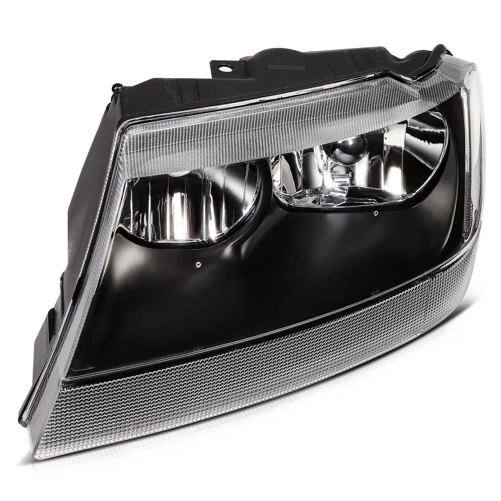 ECCPP Headlights Assembly For Jeep Grand Cherokee 4.0L 4.7L 1999-2004 Pair Black 6B93BC-57
