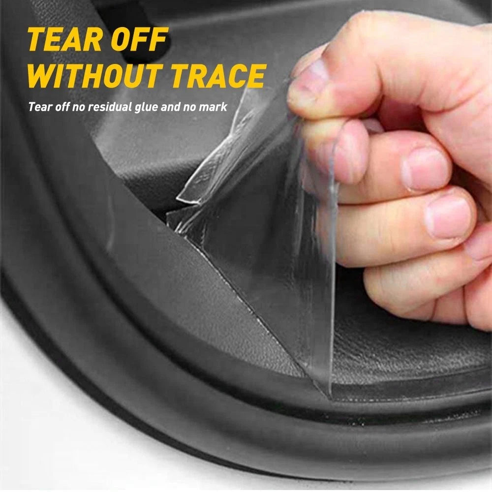5CM Car Door Sill Trunk Bumper Sticker Protectors Cover Anti Scratch Scuff US EA 6B93BC-57