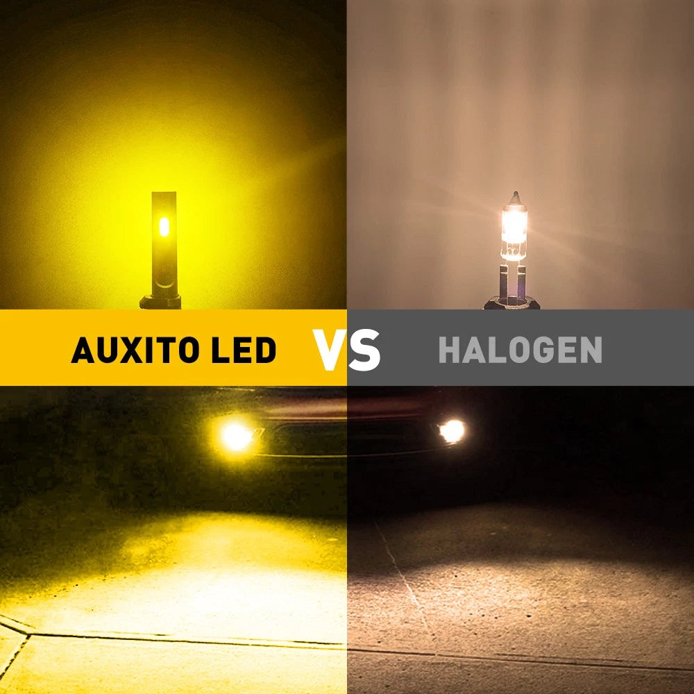 880 892 LED Fog Light Bulbs DRL Low Foglight Beam Day Running Light Amber 2000LM 6B93BC-57