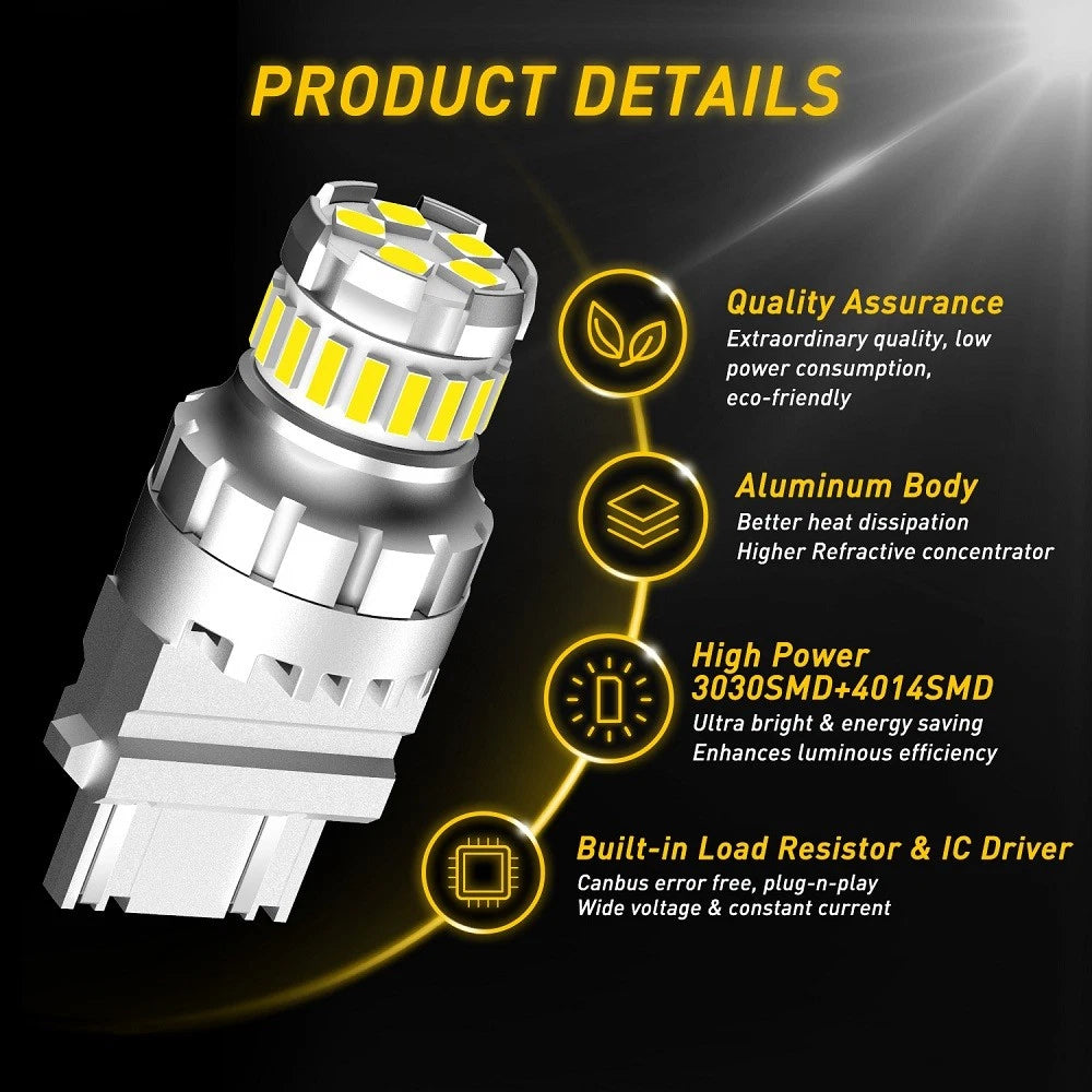 2X AUXITO 3157 LED Backup Reverse Light Bulbs White For Dodge Ram 1500 2500 3500 AUXITO