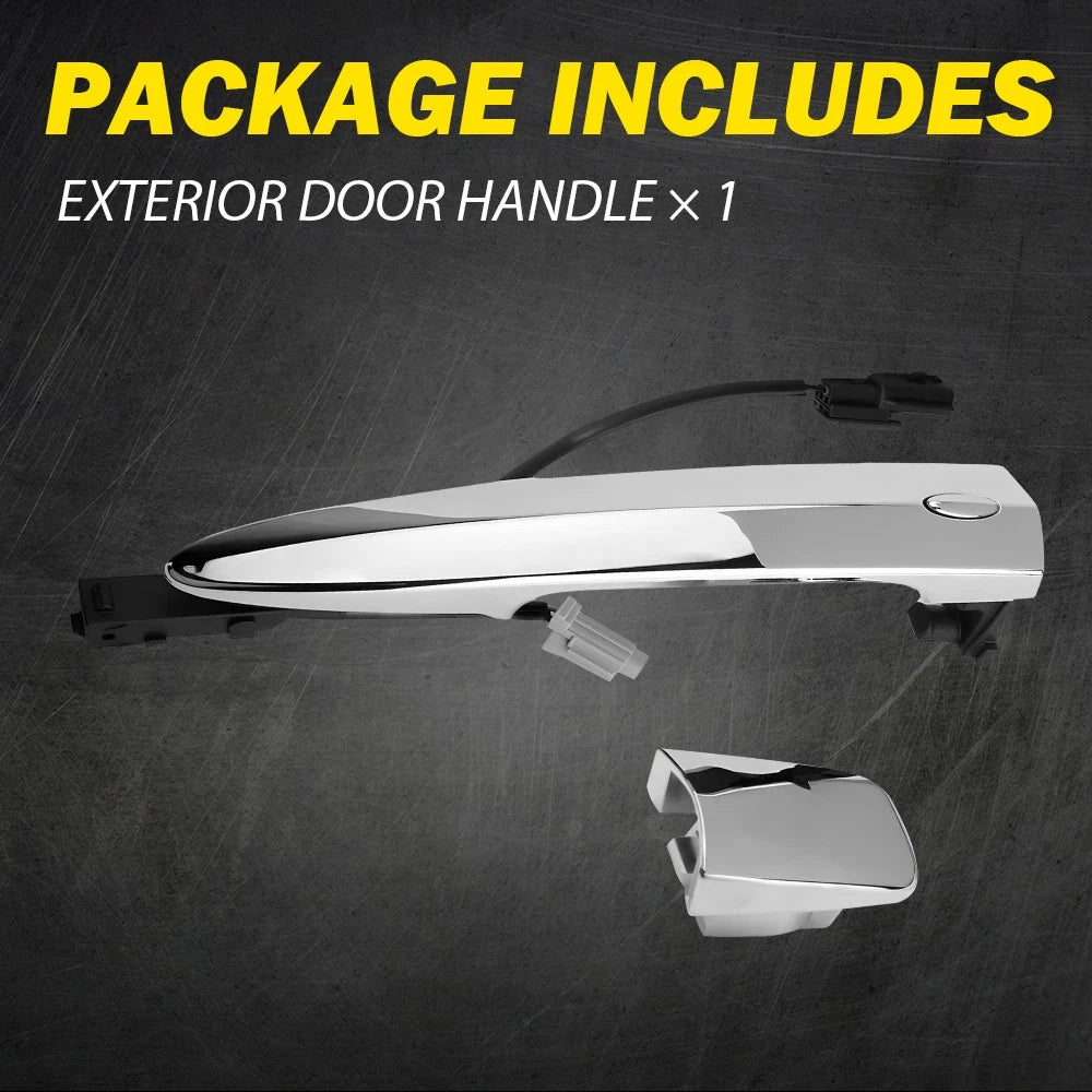 For 2009-2014 Nissan Murano Maxima Front Passenger Exterior Door Handle Chrome A 6B93BC-57