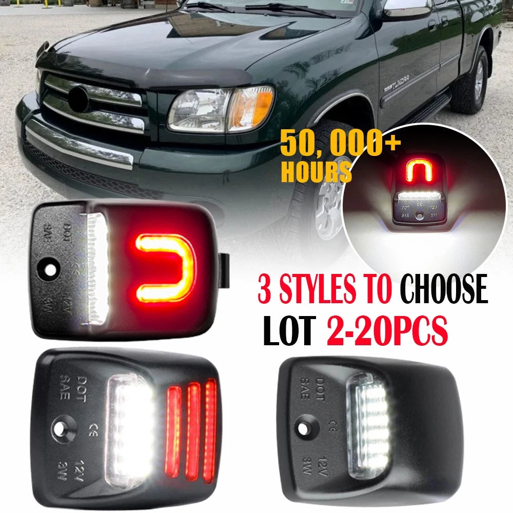 LED License Plate Light For 2005-2015 Toyota Tacoma 2000-2013 Toyota Tundra EOA 6B93BC-57
