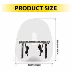 7/8" Windshield Windscreen For Kawasaki Vulcan VN500 750 800 900 1500 1600 2000 6B93BC-57