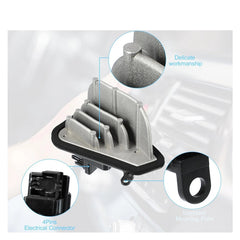 A/C Heater Blower Motor Resistor For Honda Accord Odyssey EX 3.0L 79330-S84-A41 6B93BC-57