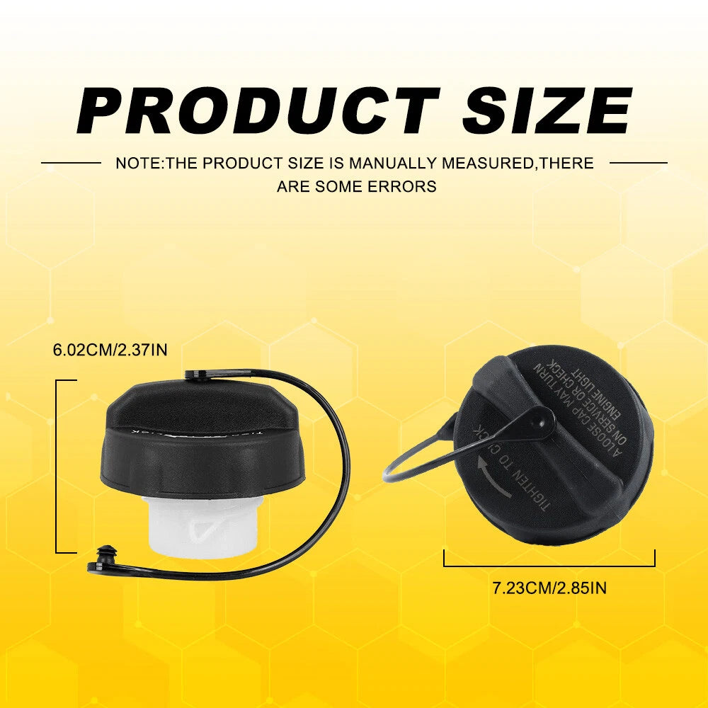 1 For Dodge 2011-2018 Durango Jeep Grand Cherokee Fuel Gas Black Cap Replacement 6B93BC-57