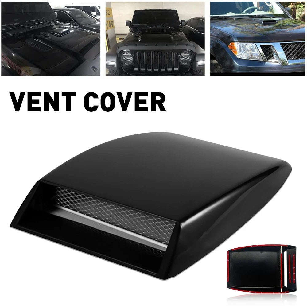Universal Car Decorative Air Flow Intake Hood Vent Scoop Bonnet Sticker Cover EA 6B93BC-57