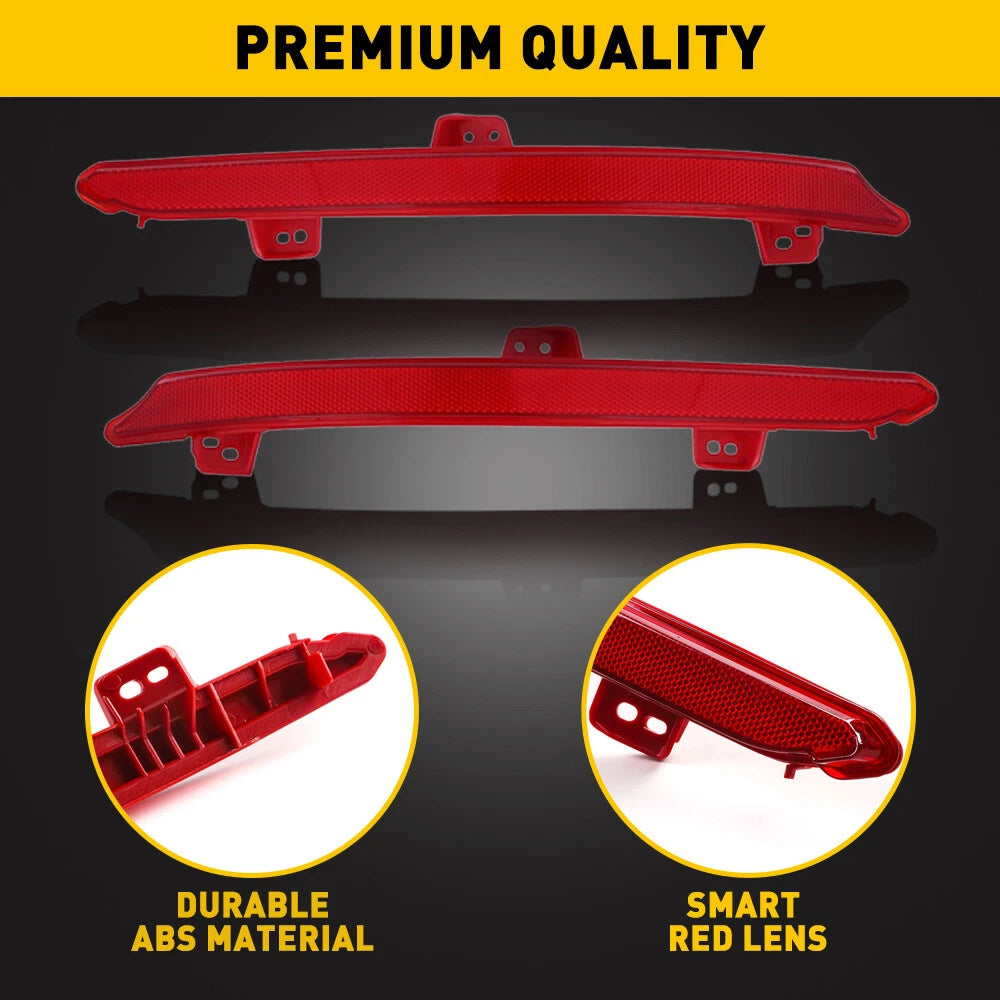 2X Right Left Rear Bumper Lamp Reflector Light Marker For Honda Accord 2018-2022 6B93BC-57